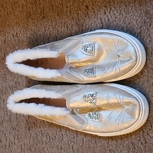 Gold Kitty (CAT) Slip On Shoes